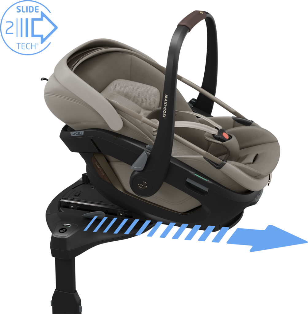 Maxi-Cosi Slide Pro Family Coral Slide Pro autosjedalica za novorođenče sa SLIDETECH®2 bazom